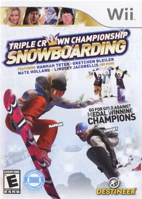 Triple Crown Championship Snowboarding box cover front